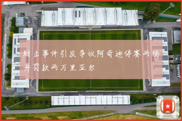 肘击事件引发争议阿奇迪停赛两场并罚款两万里亚尔